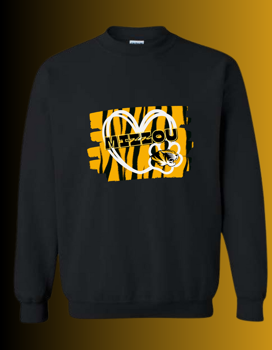 Mizzou Black Crewneck