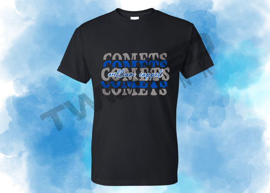 stack comets shirt