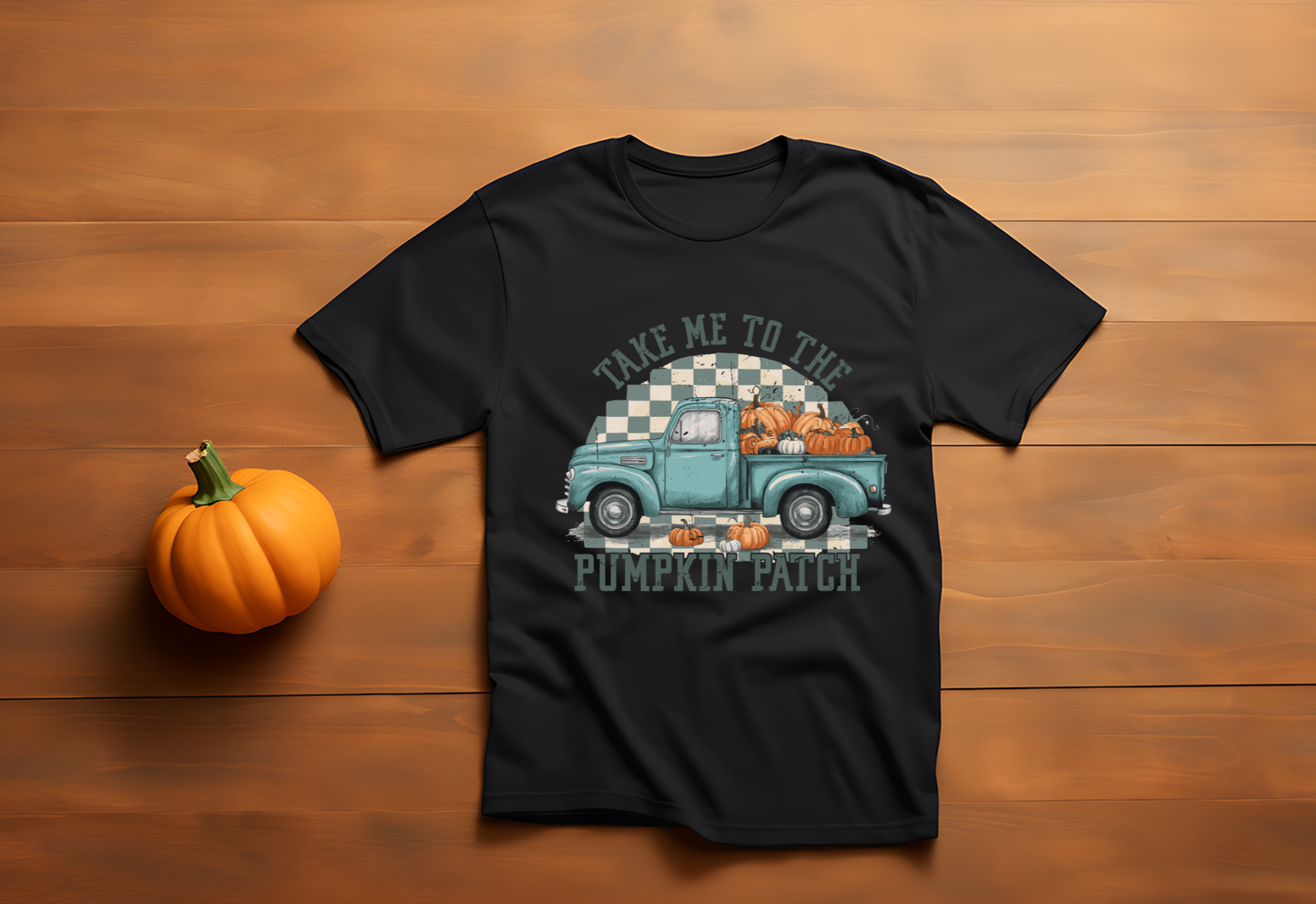 Fall Truck with Pumpkins